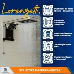 LORENZETTI Chuveiro Acqua Duo Ultra 127V 5500W, 7510106 - Preto/Cromado - Imagem 4