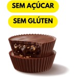 PINATI Chocolate proteico CUPs Creme de Avelã 42g - 10g de proteina - 10 unidades - Imagem 3