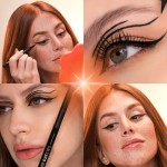 Mari Maria Makeup Caneta Delineadora Cat Eyes, Preta, Longa Duração, Ponta Fina - Imagem 4