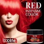 Máscara Matizadora Tonalizante Vermelha Red Toplife 250gr - Imagem 5