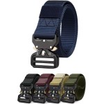 Cinto Masculino Militar Tático Premium Fivela Metal Engate Rápido Nylon Unisex Ajustável Resistente Tipo Policia Civil Exército Bope Guarda Nacional Bombeiro Modelo Americano Calça