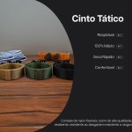 Cinto Masculino Militar Tático Premium Fivela Metal Engate Rápido Nylon Unisex Ajustável Resistente Tipo Policia Civil Exército Bope Guarda Nacional Bombeiro Modelo Americano Calça - Imagem 2
