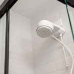 Chuveiro Ducha Eletrônica Modelo Compact Potência 5500W Voltgem 127V BR Cor Branco Durín - Imagem 3