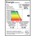 Chuveiro Ducha Eletrônica Modelo Compact Potência 5500W Voltgem 127V BR Cor Branco Durín - Imagem 5