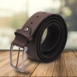 Cinto Masculino Couro Legítimo Social Extra Macio Premium Largo Ajustável - Imagem 2
