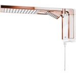 CHUVEIRO LORENZETTI ACQUA DUO BRANCO/ROSE GOLD 220V/6800W - Imagem 2
