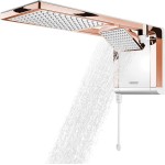 CHUVEIRO LORENZETTI ACQUA DUO BRANCO/ROSE GOLD 220V/6800W - Imagem 6