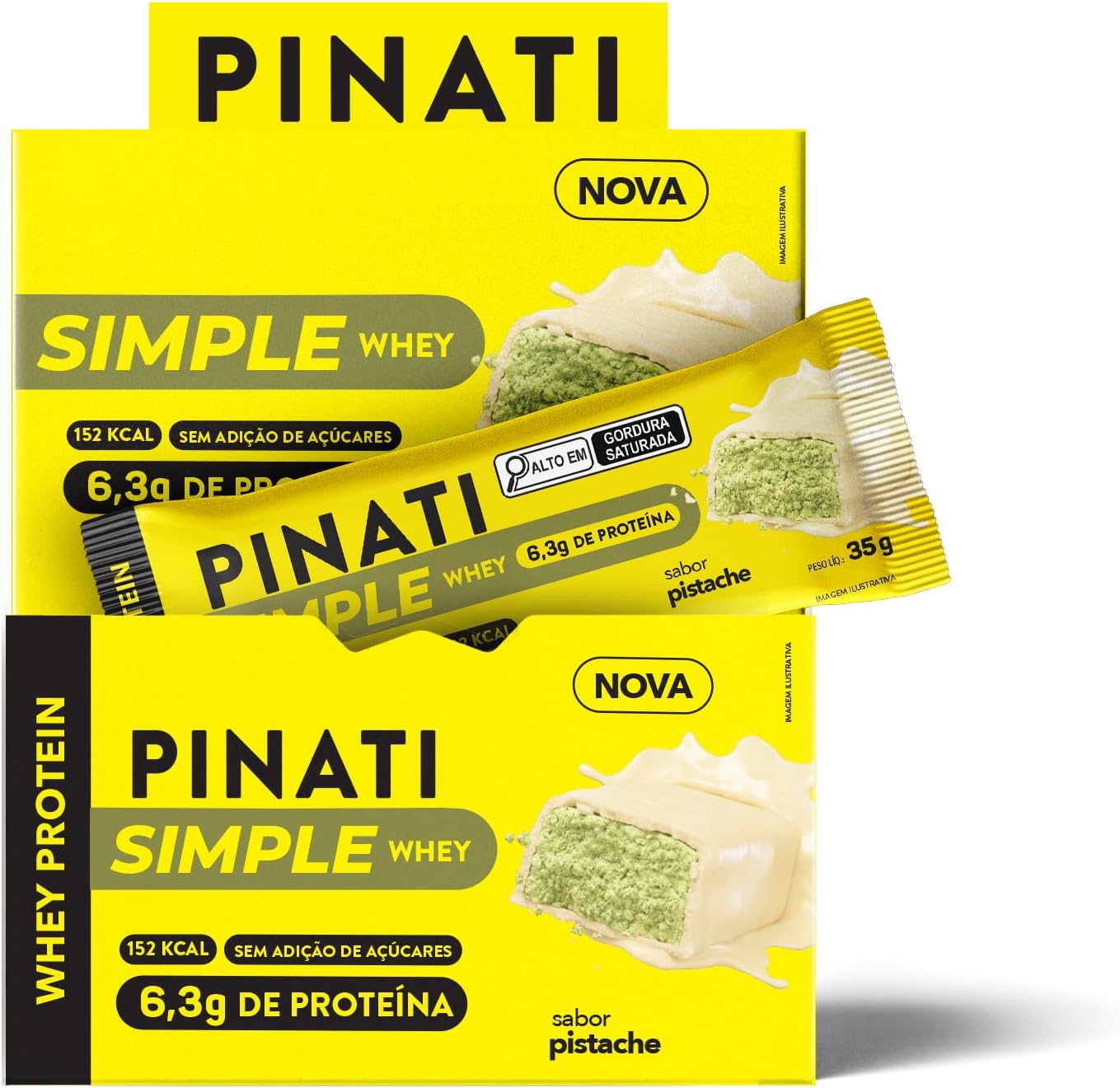 1780053267_PINATI-Barra-de-proteina-SimpleWhey-Pistache-63g-de-proteina.jpg PINATI Barra de proteina SimpleWhey Pistache - 6,3g de proteina - 16 unidades
