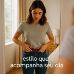 Cinto Feminino de Couro Vermelho com Fivela Metálica Premium – Ajustável, Elegante e Durável para Jeans, Vestidos e Looks Casuais - Imagem 6
