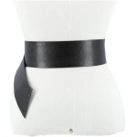 Cinto Feminino em Faixa de Couro Legítimo Fivela Encapada Passante Redonda Tamanho U L 6,5cm 3139092 421 DMAIS - Imagem 5