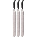 3 pincéis de silicone para rímel para cílios, escova portátil para separar cílios com capa contra poeira, pincel para sobrancelhas, pincel para rímel para sobrancelhas, cílios e maquiagem