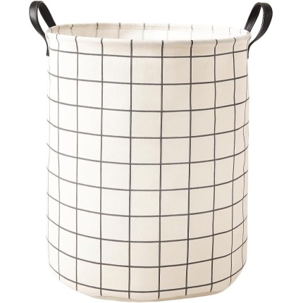ALLMIX Cesto Organizador Roupa Suja Dobrável Multiuso 20l (Branco)