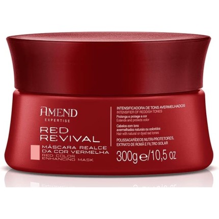Amend Máscara Realce Da Cor Vermelha Red Revival 300 G