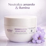 Arvensis – Máscara Capilar Desamareladora 250g | Neutralização do Amarelo, Brilho, Hidratação, Fórmula Vegana, Para Loiros - Imagem 2