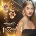 Brinco Feminino "Flower Secrets" - Design Floral Exclusivo em Cobre, Leve e Elegante - Acessório Fashionista - Acompanha Bolsa de Veludo - Imagem 2