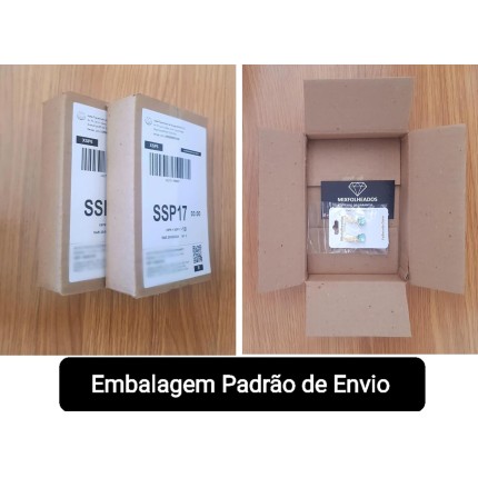 Brinco Infantil Cereja Folheado Ouro 18k Antialérgico