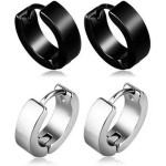 Brinco Masculino Feminino Argola Aço Cirúrgico Antialérgico