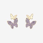 Brincos de borboleta femininos frescos lindos joias estéticas