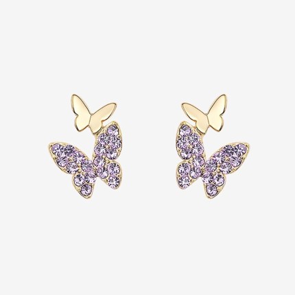 Brincos de borboleta femininos frescos lindos joias estéticas