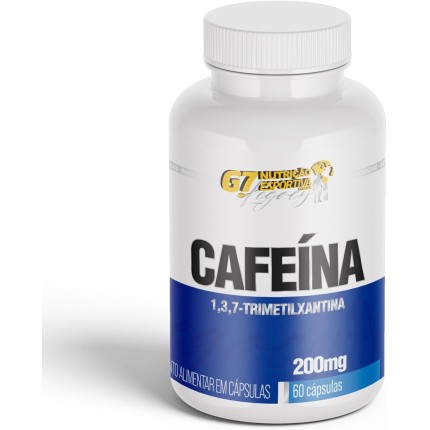 CAFEÍNA 200MG - 60 CAPS - TERMOGÊNICO - G7 NUTRIÇÃO ESPORTIVA LEGACY