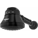 CHUVEIRO ELÉTRICO - DUCHA FAMINHO 4T BLACK 127V 5400W COM CANO 30CM - FAME