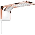 CHUVEIRO LORENZETTI ACQUA DUO BRANCO/ROSE GOLD 220V/6800W