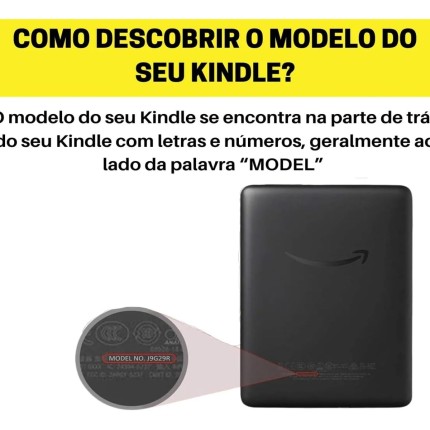 Capa compativel com Kindle 10ª Geração Modelo J9g29r (Lilás)