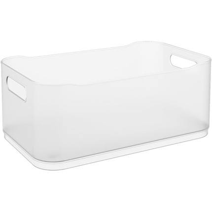 Cesta Fit com Alças, Grande, Natural, Coza