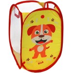 Cesto Organizador Dobrável Telado Organizador de Brinquedos e Roupas Tema Cachorro Multiuso Cesto Brinquedos e Roupas Suja Cestos de Armazenamento