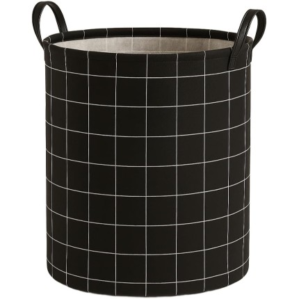 Cesto Organizador Roupa Suja Dobrável Multiuso 40l (Preto)