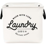 Cesto Organizador Roupa Suja Dobrável Multiuso 50l Quadrado - Branco