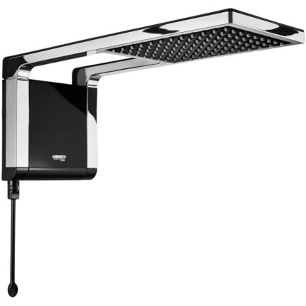 Chuveiro Acqua Storm Ultra 220V 6800W, Lorenzetti, 7510055, Preto/Cromado, Pequeno
