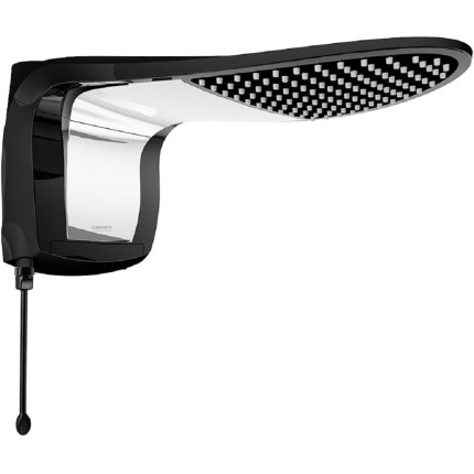 Chuveiro Acqua Wave Ultra 220V 7800W, Lorenzetti, 7510086, Preto/Cromado, Pequeno