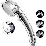 Chuveiro De Mão Alta Pressão Com Suporte Sem Furadeira
