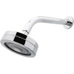 Chuveiro Ducha Alta Pressão para Aquecedor a Gás e Solar Metal Cromado Auto Limpante Articulável
