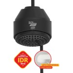 Chuveiro Ducha Eletrônica Modelo Compact Potência 5500W Voltgem 127V BR Cor Preto Durín - Imagem 2