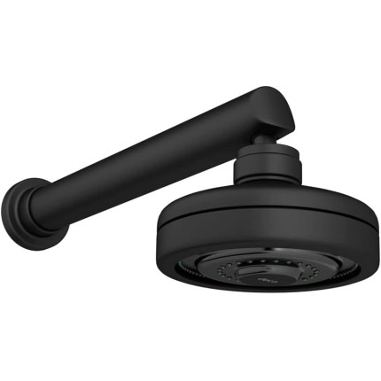 Chuveiro com tubo de parede AcquaPlus, Black Matte, Deca, 1990.BL.CT.MT