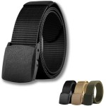 Cinto Antialergico Fivela De Engate Rapido Plástico Polímero Militares Táticos Nylon Durável Respirável 120cm