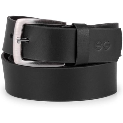Cinto Casual Masculino Fivela Metal Maciço Couro Legítimo