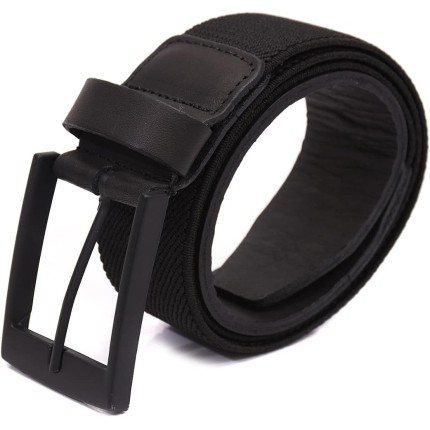 Cinto Masculino Couro Legítimo Elástico Casual Social Oferta