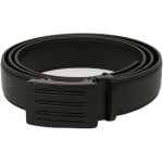 Cinto Social Masculino Premium em Couro, Preto, Fivela Automática Moderna, Design Elegante