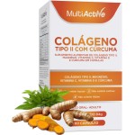 Colageno Tipo 2 Nao Desnaturado UC-II Curcumina Curcuma Magnesio Quelato Vitamina C Vitamina D3 60 Capsulas Softgel Suplemento Alimentar Formula Completa Sem Gluten Sem Lactose Multiactive