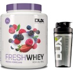 Combo Fresh Whey Dux 450g - Sabor Frutas Vermelhas + Coqueteleira oficial