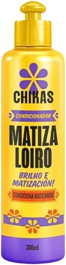Condicionador-Chikas-Matiza-Loiro-Brilho-e-Matizacion-300mL.jpg Condicionador Chikas Matiza Loiro Brilho e Matizacion 300mL