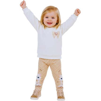 Conjunto Infantil Fleece Premium – Blusão Macio + Legging Térmica – Conforto e Elegância – Coleção Inverno Premium