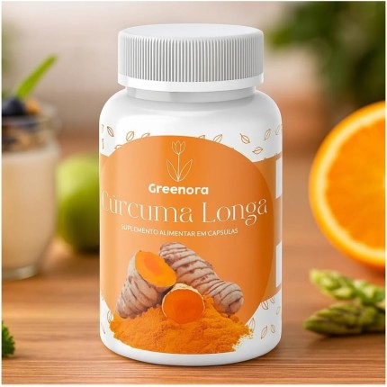 Cúrcuma Longa - Greenora - 60 Cápsulas (1 Unidade)