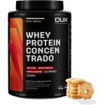 DUX HUMAN HEALTH Whey Protein Concentrado 900g Butter Cookies – Versátil para Receitas e Shakes