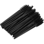 Dioche Escovas de Cílios Descartáveis ​​50pcs Varinhas de Rímel Dobráveis ​​seguras de para Maquiadores Profissionais e Uso Doméstico Preto Azul Rosa Vermelho Rosa (Preta) - Imagem 2