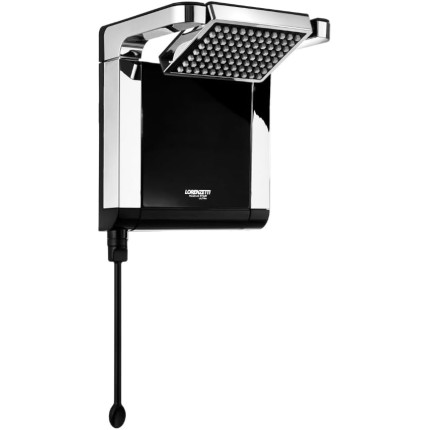 Ducha Acqua Star Ultra 220V 7800W, Lorenzetti, 7540554, Preto/Cromado, Pequeno