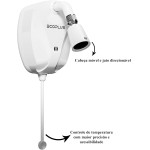 Ducha Elétrica Chuveiro KDT Eco Plus 7500W 220V Super Jato Branca - Imagem 2